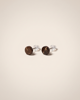 Natural Coconut Shell Studs