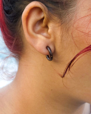Natural Coconut Shell Studs
