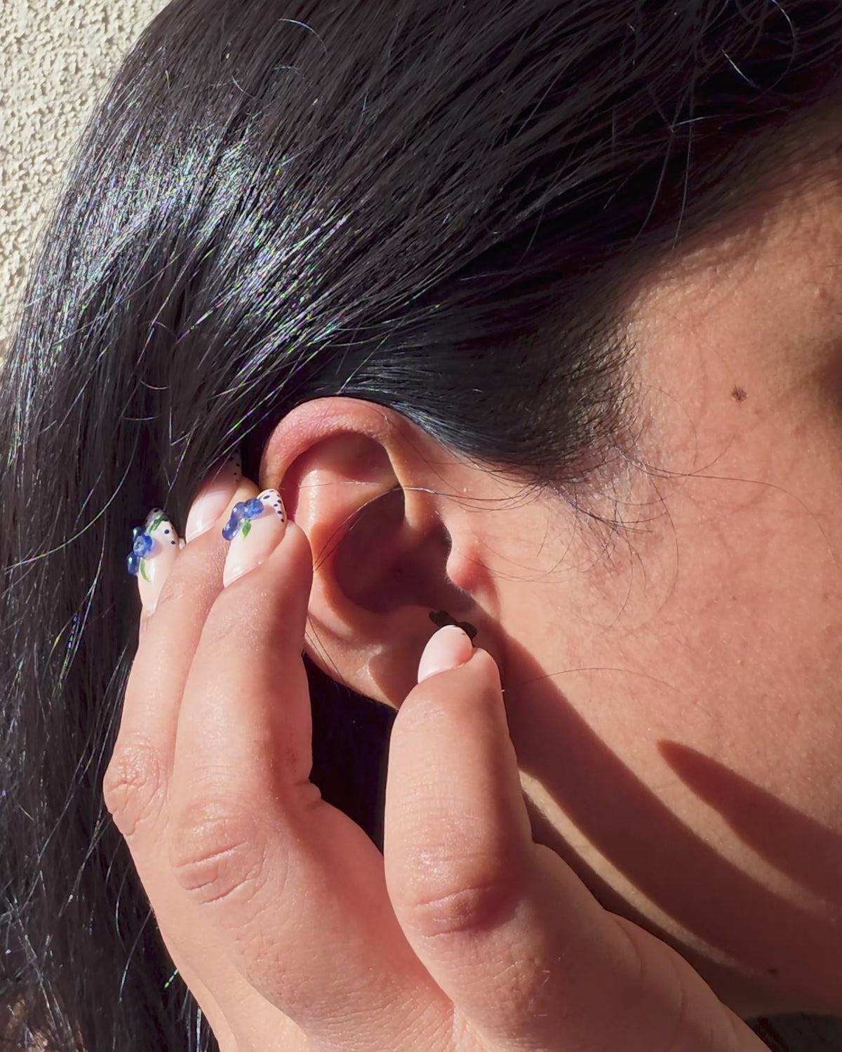 Natural Coconut Shell Studs